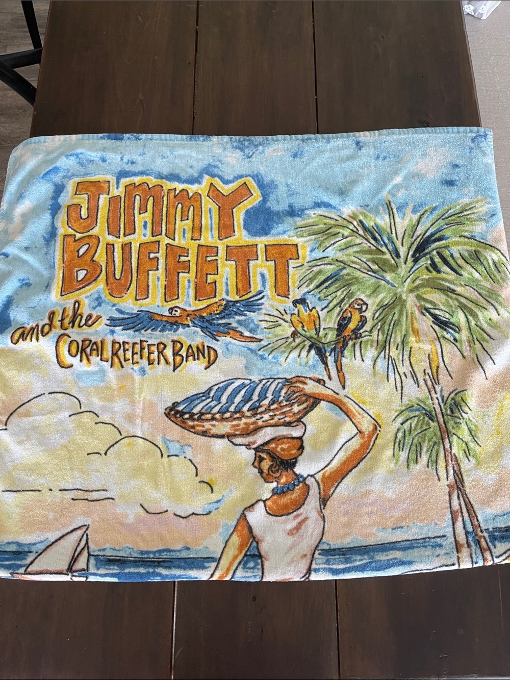 Jimmy Buffett Coral Reefer Band Tour 2018 Beach Towel